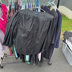 Old Navy Charcoal Button-Up Shirt